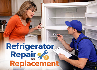 Refrigerator Repair vs. Replacement: How to Make the Right Choice